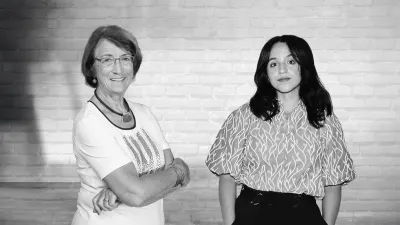 Potretfoto van Colette Braeckman en Yasmien Naciri